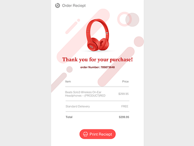 Daily Ui 017 -Receipt-