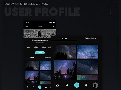 Daily Ui challenge-User profile app app design dailyui design profiles ui design uiux user interface