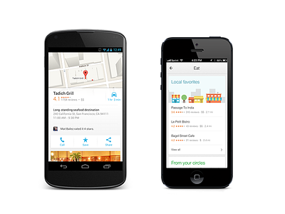 New Google Maps on Android and iPhone best ux google google maps ios ipad iphone maps prize ux webby webby awards winner