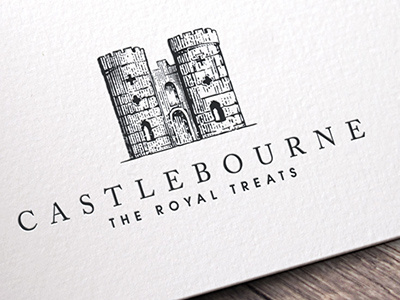 Castlebourne Logo branding illustration logo