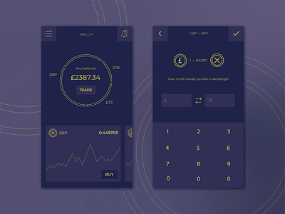 Calculator - Daily UI 004 app appdesign calculator crypto currency currency currency calculator dailyui design simple ui uidesign ux ux ui webdesign