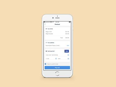 DailyUI - #2 checkout dailyui day2 payment ui