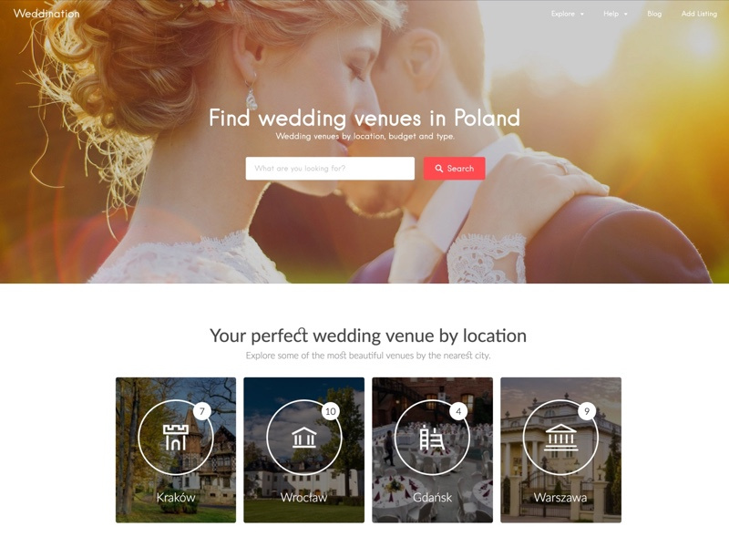 Wedding venue listing - Weddination poland listing venues wedding