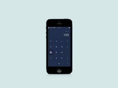 Daily UI #4 - Calculator app application calculator challenge dailyui design iphone website