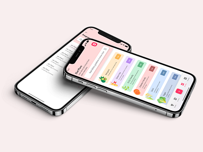 Meal Guide Healthy Food design graphic design mobile product ui ux