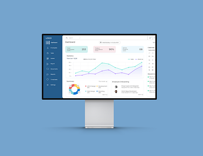 HRM Dashboard Design design graphic design product ui ux