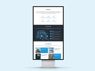 Logistics Landing Page