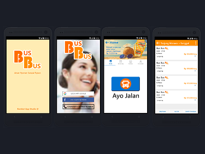 Bus Bus Application via Mobila Apps android animation app art branding company design figma generic illustrator logo mobile typography ui uiux ux ux designer vector