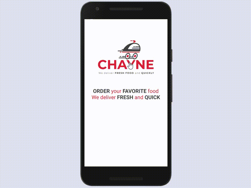 Chayne (Food & Drink) Mobile Apps android app art branding company design figma food illustration illustrator logo mobile typography ui uiux ux ux designer vector