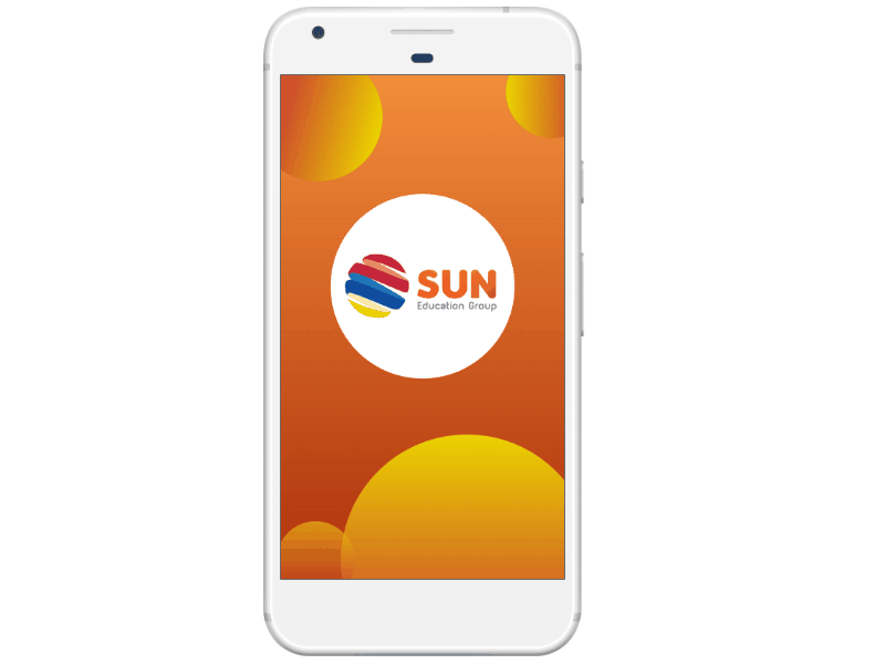 Sun Educatin App ver. 02 android animation app art branding company design figma flat illustration illustrator logo mobile photoshop typography ui uiux ux ux designer vector