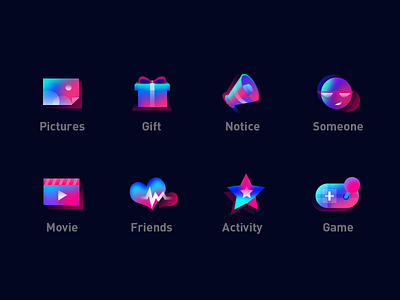 colorful icons