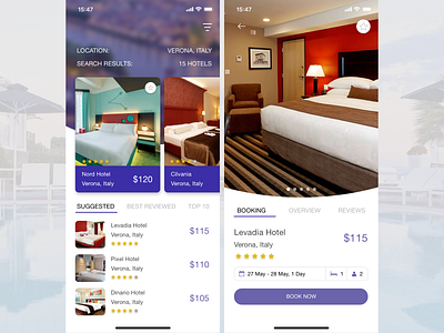 HotelApp (Search Results,Details)