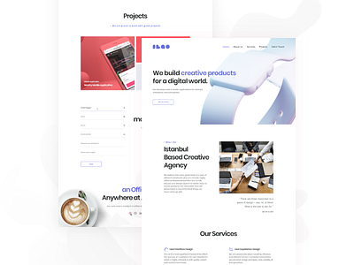 Our Team Website agency business design digitalproduct landingpage productdesign team uiux userexperience userinterface website
