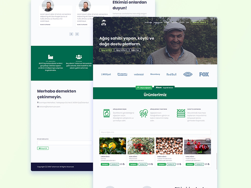 Shot Tarlamvar creative digital userinterface user uiux page design product website agency