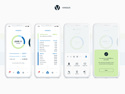 Mobile banking app - Experiment 002 app bank app concept design ui