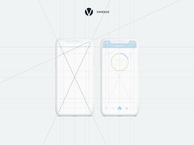 Mobile banking app grid system