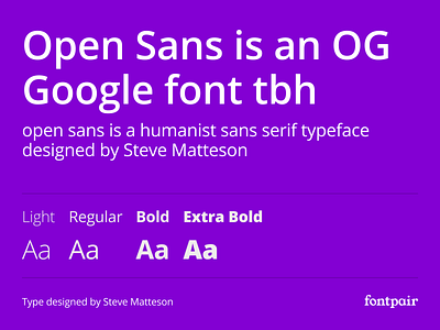 Open Sans - Sans-Serif Google Font font font pair font pairing fontpair fonts google font google fonts googlefonts open sans sans serif typeface typography