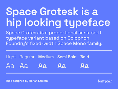 Space Grotesk - Sans-Serif Google Font font font pair font pairing fontpair fonts google font google fonts googlefonts sans serif sans serif font sanserif space grotesk space mono spacegrotesk typeface typography