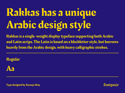 Rakkas - Display Google Font