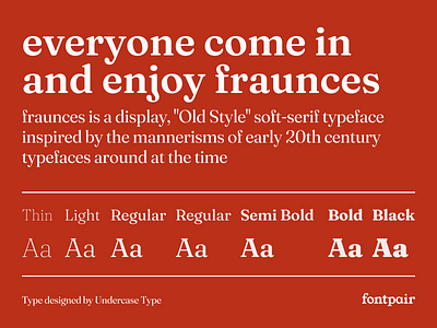 Fraunces - Serif Google Font