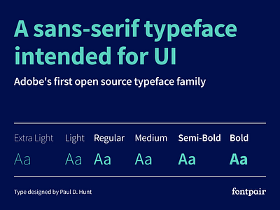 Source Sans Pro - Sans-Serif Google Font font font pair font pairing fontpair fonts google font google fonts googlefonts sans serif sanserif sansserif source sans source sans pro sourcesanspro typeface typography