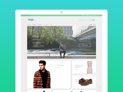 Palifico ecommerce fashion shop ui web design