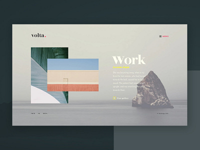 Volta. Page Concept