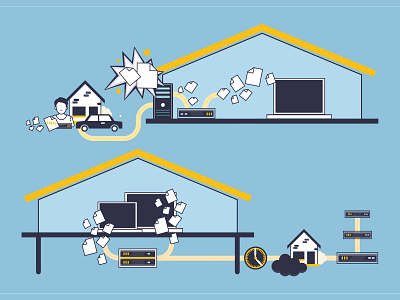 IT Service Information Illustration bremen german illustration ilustrator it service oldenburg vector