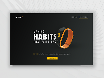 Pavlok Landing Page