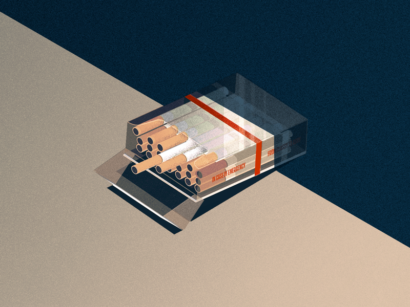 from classy to ashy cigarettes illustration pack