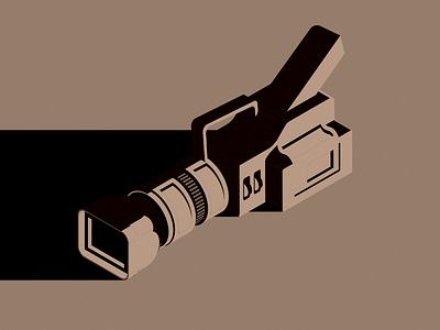 camcorder kids camcorder inktober isometric