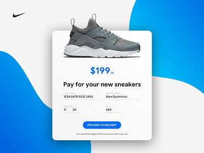 Nike Air Huarache promo website checkout form checkout dailyui nike shoes sneakers sports