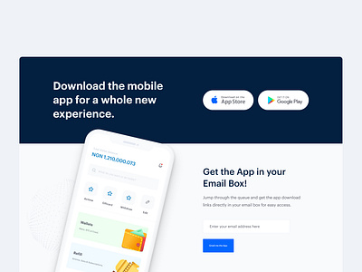 App Landing Page