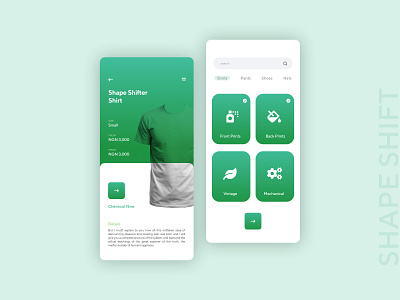 Shirt Ordering App branding design illustration interface design logo productdesign screen design ui ux ux process