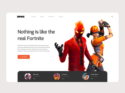 Game Landing Page