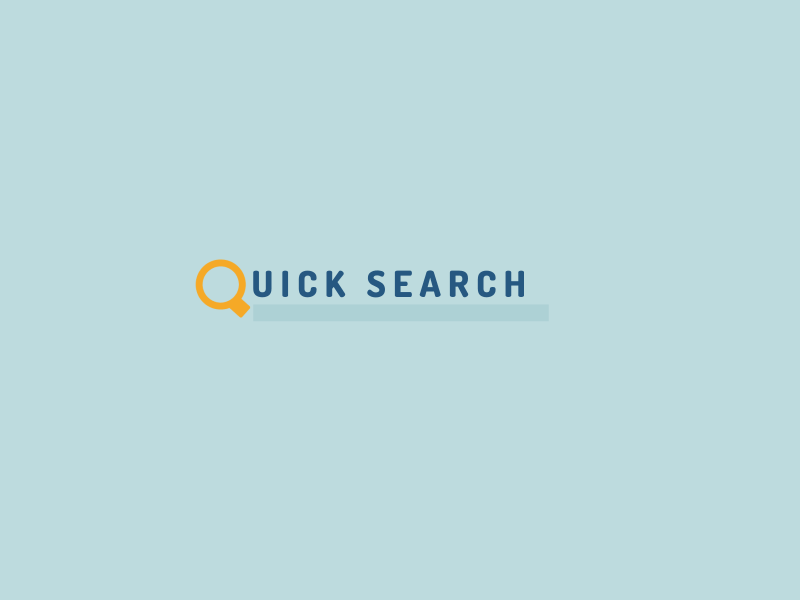 Quick Search animation magnifier quick search