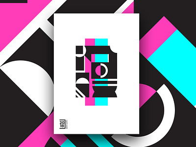 Abstract Poster abstract art branding design fashion flat graphic design lettering type typography vector web