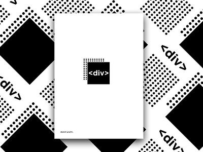 Div Block Poster abstract art branding design div fashion graphic design homepage illustration lettering typography web webdesign