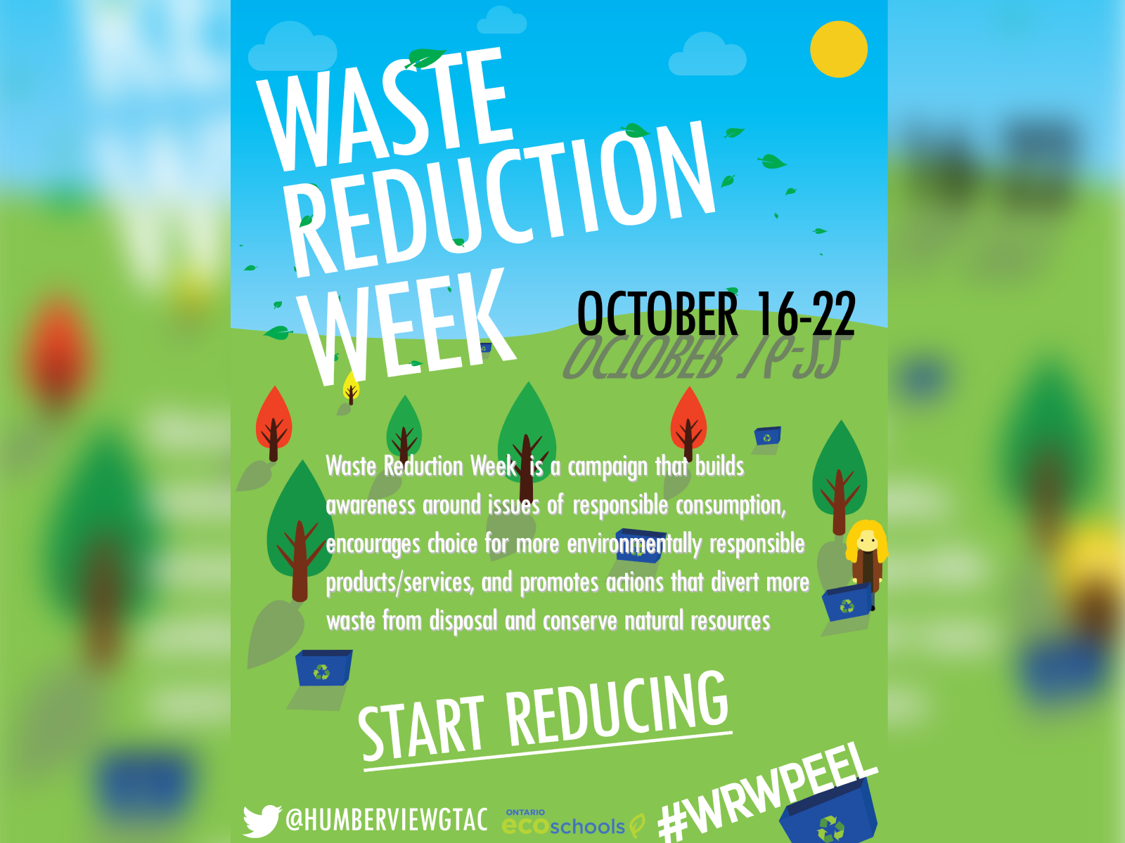 waste reduction week poster by Mahad Rehan on Dribbble