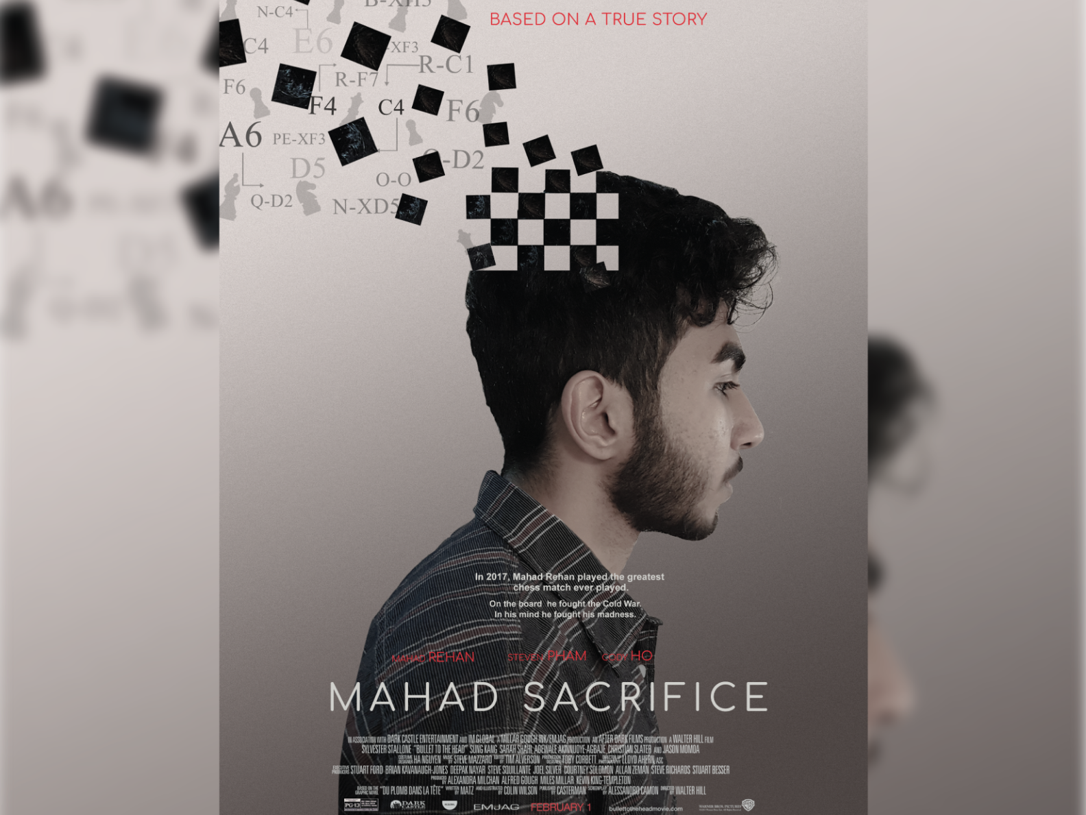pawn sacrifice parody poster by Mahad Rehan on Dribbble