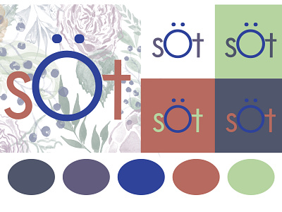 Sot Logo Versions bakery branding color palette concept design logo