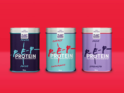 PEP Protein Packaging advertsing branding concept design fitness health logo packaging supplement