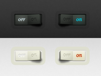 Retro Dark and Light Switches for iPad app