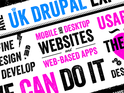 Curve Website Dribbble Screenshot Small V2 block design drupal duotone grunge pink poster print retro vintage