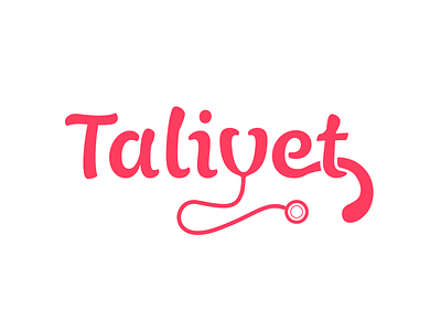 Logo Talivet branding design illustration lettering logo minimal typography vector