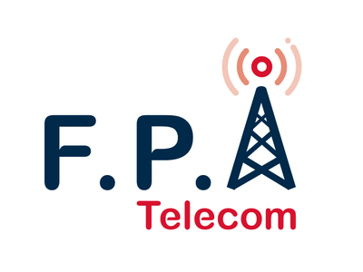 Logo Fpa Telecom branding design fiber illustration logo telecom telecommunication