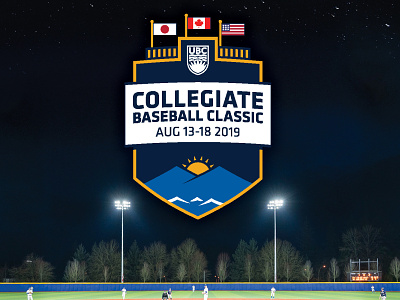 2019 UBC Collegiate Baseball Classic brand identity branding design graphic design layout design logo