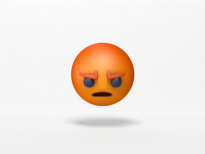 Angry Reaction 3D 3d angry cinema4d emoji expressions reaction