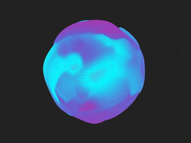 Fluid VUI Motion aftereffects blue experiment fluid neon particles trapcode ui voice voice assistant