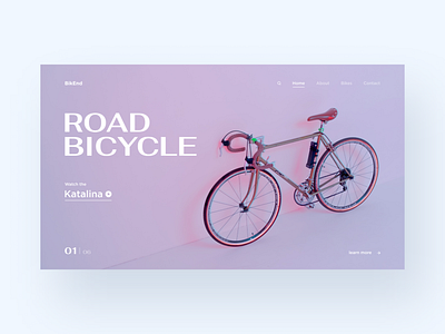 Bicycle // Web concept